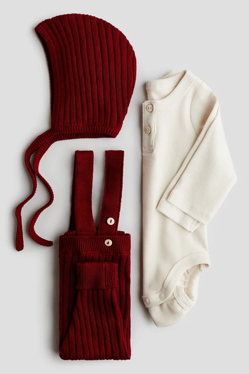 H&M 3-piece cotton set