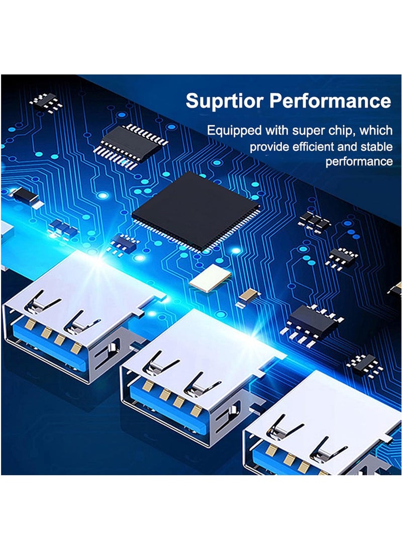Generic - USB C Hub 4 Port USB 3.0 - aluminum alloy - Ultra Slim - Image 1