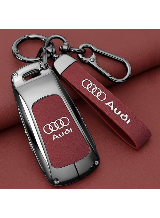 Audi 2025 Audi Q5L special key set luxury 2024 A4L premium car key all inclusive protective case for men and women General Motors keychain - Image 3
