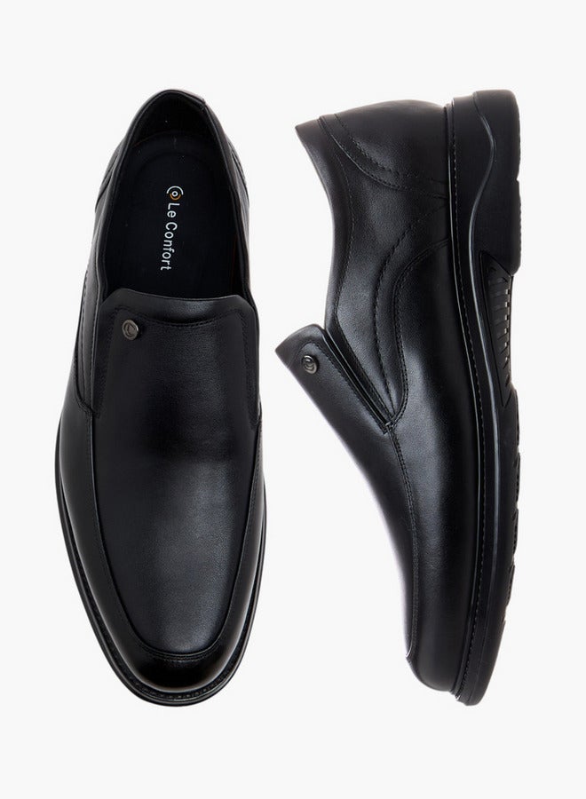 Le Confort Solid Slip-On Loafers - Image 2