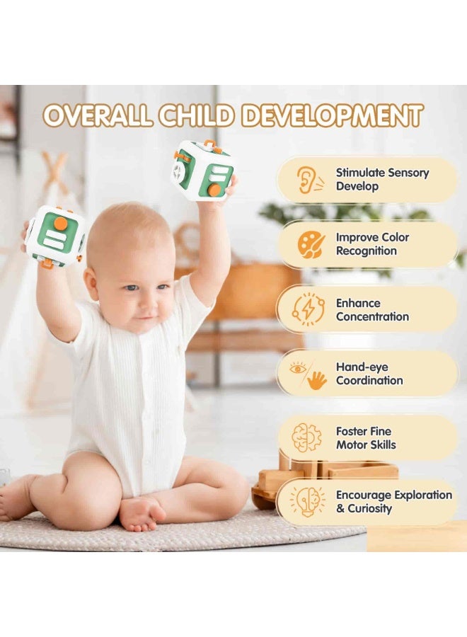 Aideli 6-in-1 Montessori Busy Ball Sensory Toy for Toddlers 1-3, Fine Motor Skills Educational Travel Toy - Image 5