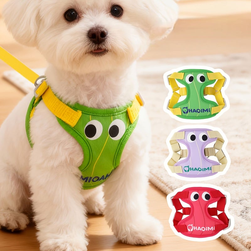 Green Adjustable Small Cat Dog Chest Harness Leash Anti Escape Outdoor - Image 4