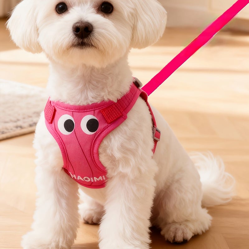 Green Adjustable Small Cat Dog Chest Harness Leash Anti Escape Outdoor - Image 3