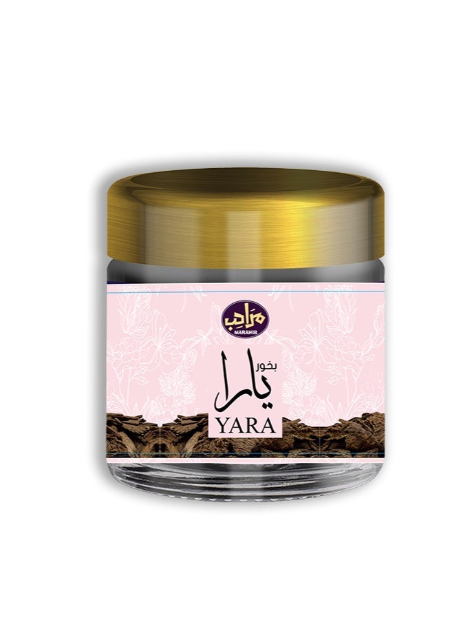 مرَاحِب بخور يارا الفاخر رائحة ناعمة وجذابة بخور يومي للمنازل مراحب 30 جم - Image 1
