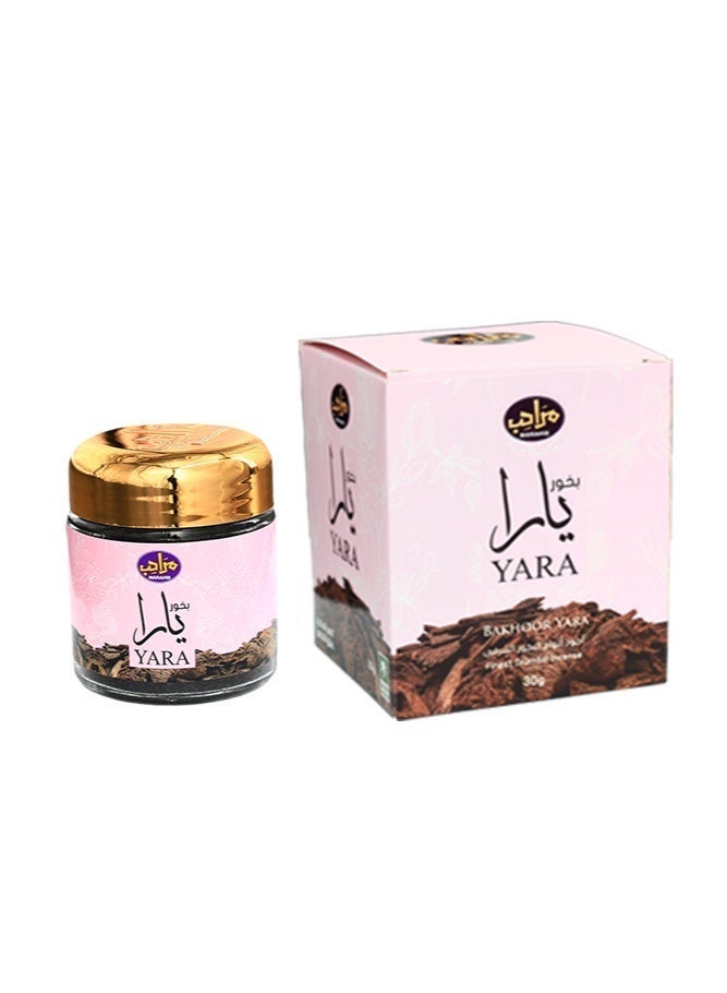 مرَاحِب بخور يارا الفاخر رائحة ناعمة وجذابة بخور يومي للمنازل مراحب 30 جم - Image 3
