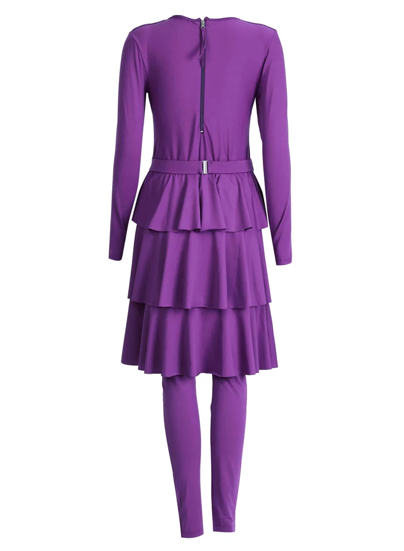 Turana Atash London Muse Dress Full Set Dark Purple