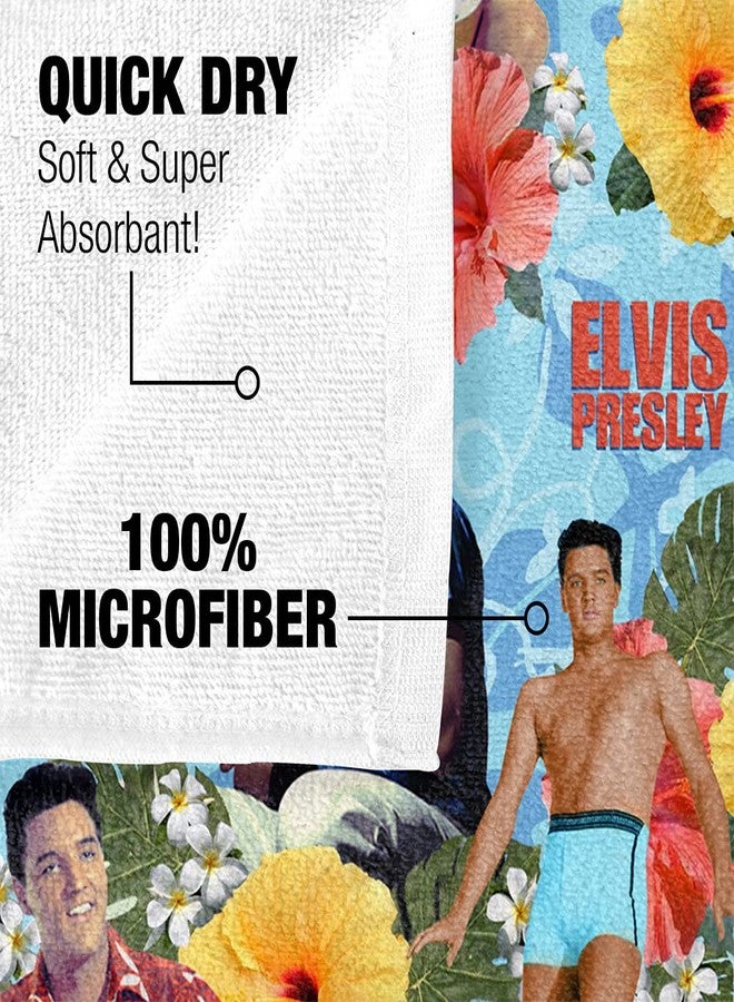 Trevco Elvis Presley Blue Hawaii Officially Licensed Beach Towel 30" X 60" - Image 4