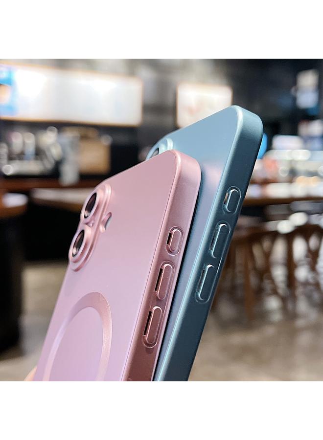 زبون جراب هاتف iPhone 11 Pro مصنوع من مادة TPU السائلة Magsafe بطلاء معدني - Image 5