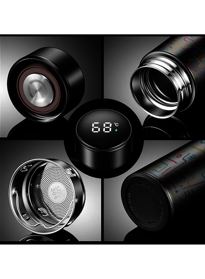 RTA RTA Smart Insulated Stainless Steel Bottle with LED Temperature Display 450ml Blue  - Image 4