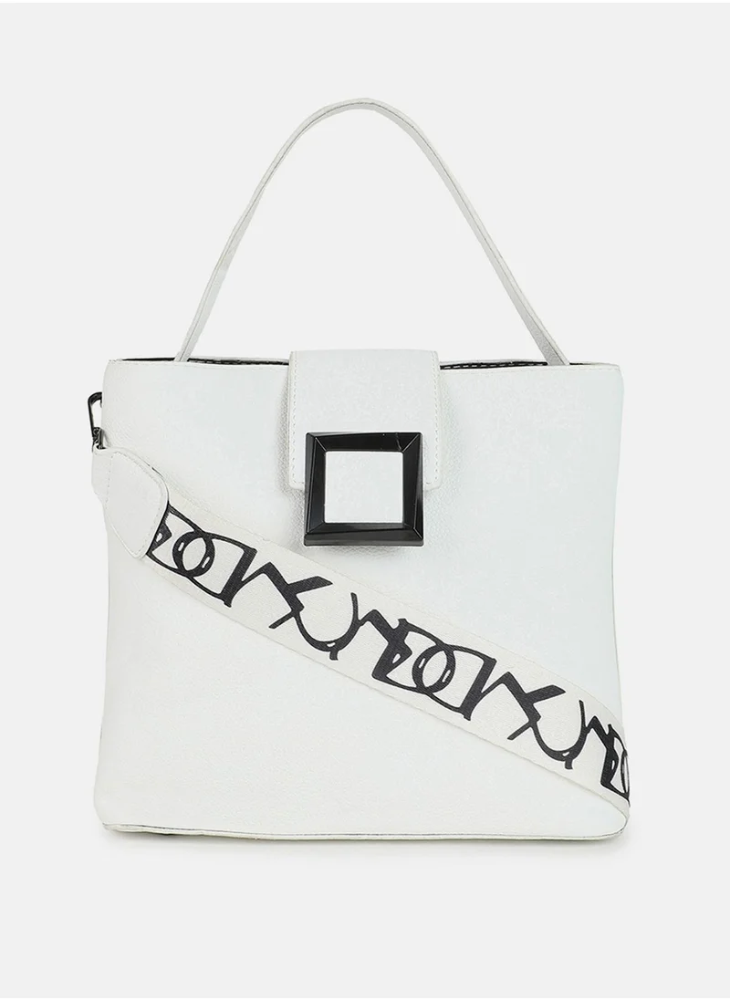 Haute Sauce Pure Perfection White Bucket Bag