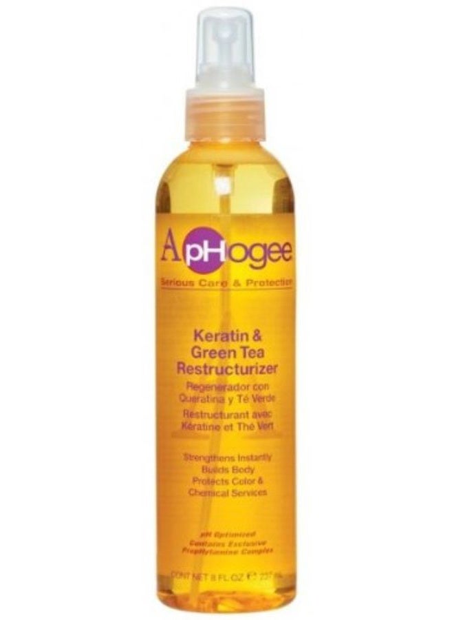 ApHogee Keratin & Green Tea Restructurizer, 8 oz (Pack of 3)