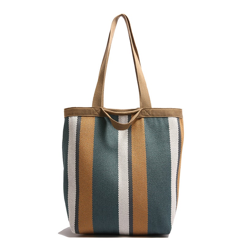 Large Capacity Bag Women'S 2025 Spring New Large Capacity Portable Tote Bag Casual Simple Commuting Shoulder Bag For Women - Image 1