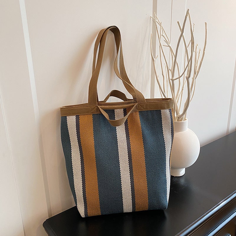 Large Capacity Bag Women'S 2025 Spring New Large Capacity Portable Tote Bag Casual Simple Commuting Shoulder Bag For Women - Image 2