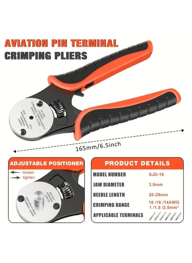 SJD 16 Manual Crimping Pliers For Dechi Connector 4 Point Terminal Clamp - Image 4