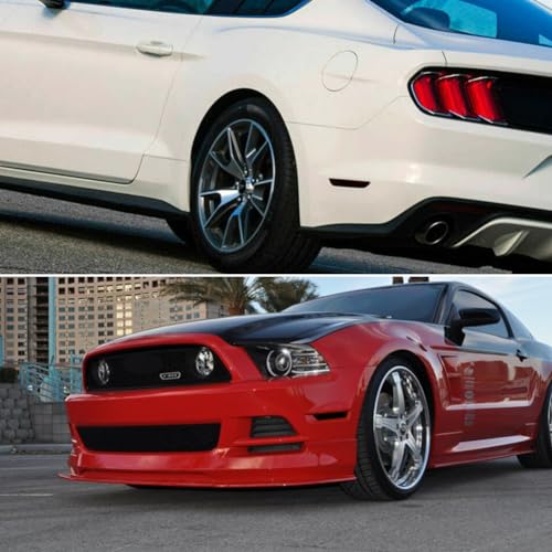 Tonsya For 2010 2011 2012 2013 2014 Ford Mustang Bumper Rear & Front Side Marker housings Smoked Lens housings 4pcs - Image 5