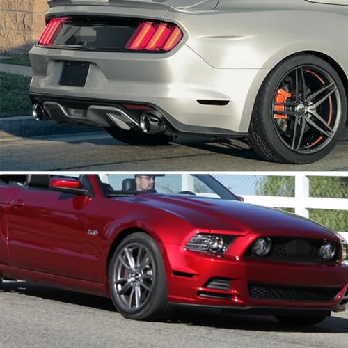 Tonsya For 2010 2011 2012 2013 2014 Ford Mustang Bumper Rear & Front Side Marker housings Smoked Lens housings 4pcs - Image 4