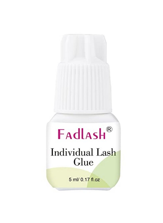 FADLASH - Individual Lash Glue Fadlash Cluster Lash Glue 2 3S Dry Time 7 15 Days Retention Diy Lash Extension Glue Self Application Sensitive Lash Cluster Glue Black 5Ml (Diy/Cluster Lashes Use Only) - Image 1