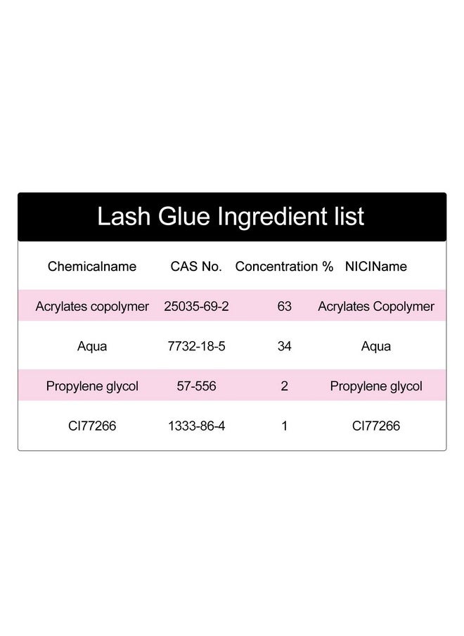 FADLASH - Individual Lash Glue Fadlash Cluster Lash Glue 2 3S Dry Time 7 15 Days Retention Diy Lash Extension Glue Self Application Sensitive Lash Cluster Glue Black 5Ml (Diy/Cluster Lashes Use Only) - Image 1