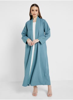 hayas closet Open Front Flared Sleeve Abaya  - Image 1
