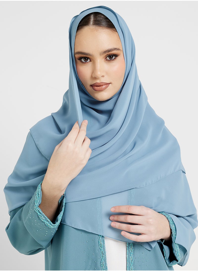 hayas closet - Open Front Flared Sleeve Abaya - Image 1