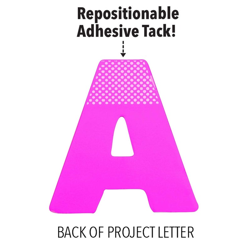 ArtSkills Poster Letters 4â€ Paper Letters for Poster Board Projects, Classroom Bulletin Boards, Sign Making Supplies, Neon, 190 Pieces - Image 5