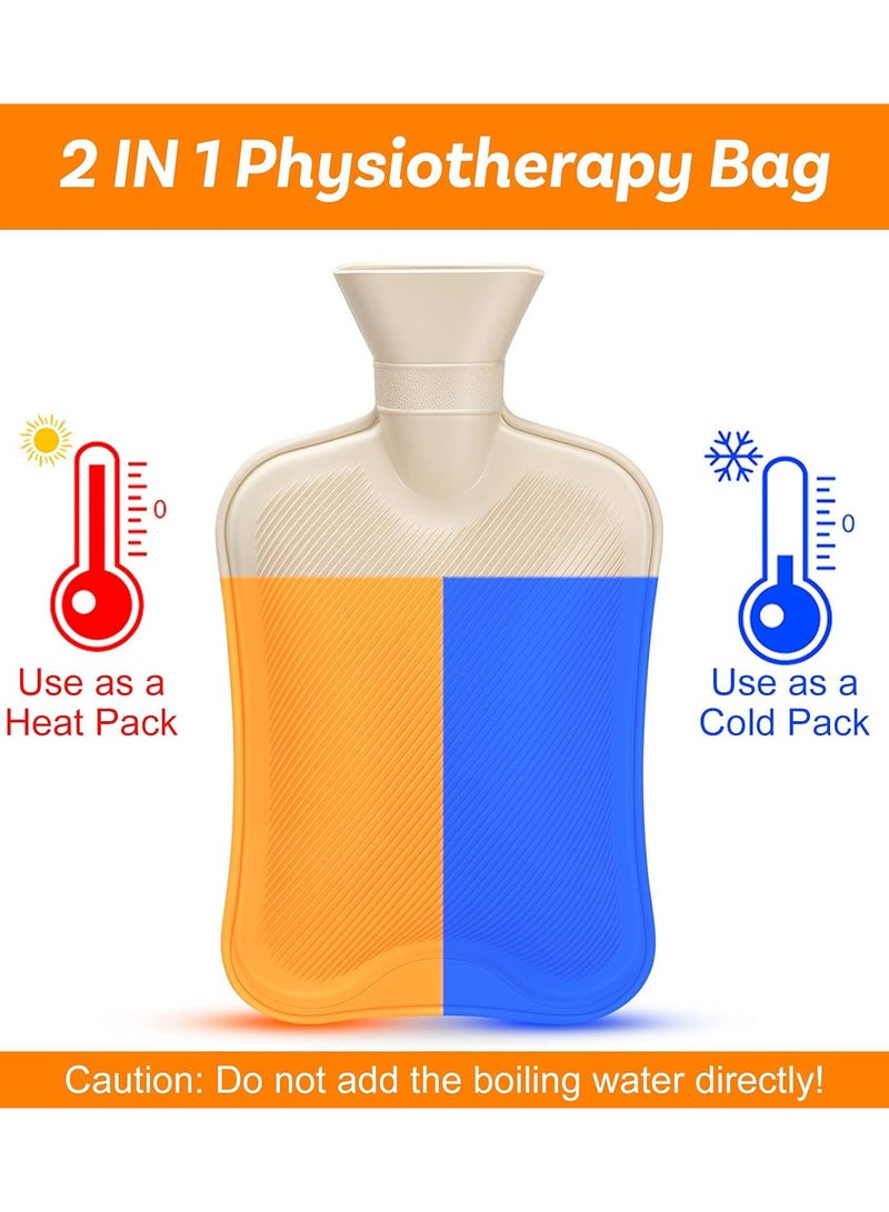 Hot Water Bag in Hot & Cold Therapies, 2L Hot Water Bag for Menstrual Cramps, Neck and Shoulder Pain Relief, Hand Feet Warmer - Image 5