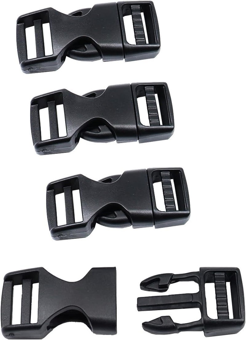 Baitoo Quick Side Release Buckle, Heavy Duty Plastic Snap Buckle Clip Clasp Fasteners for Backpack Strap - Image 1