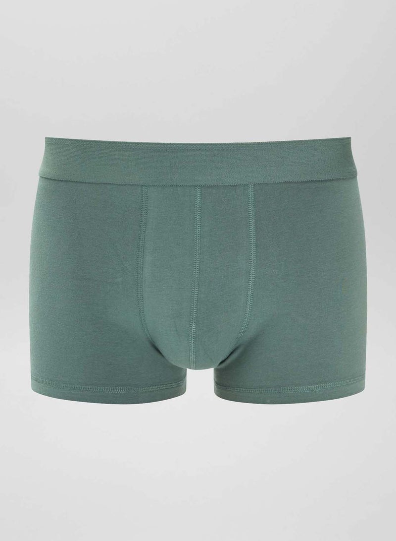 Kiabi pack-of-3-plain-boxers-khaki - Image 2