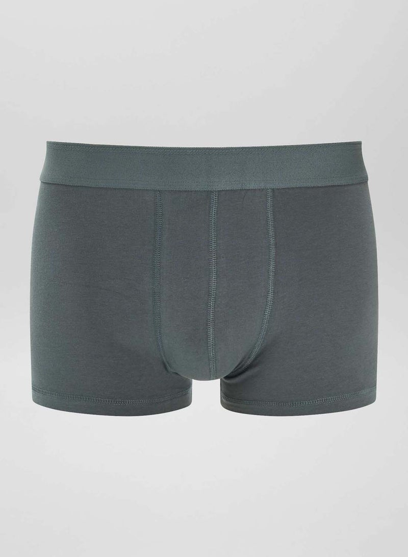 Kiabi pack-of-3-plain-boxers-khaki - Image 4