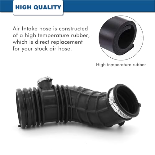 A ABIGAIL Air Intake Hose Compatible with Honda Accord 2003 2004 2005 2006, 2007 2.4L 17228 RAA A00 17228RAAA00 696-739 - Image 2