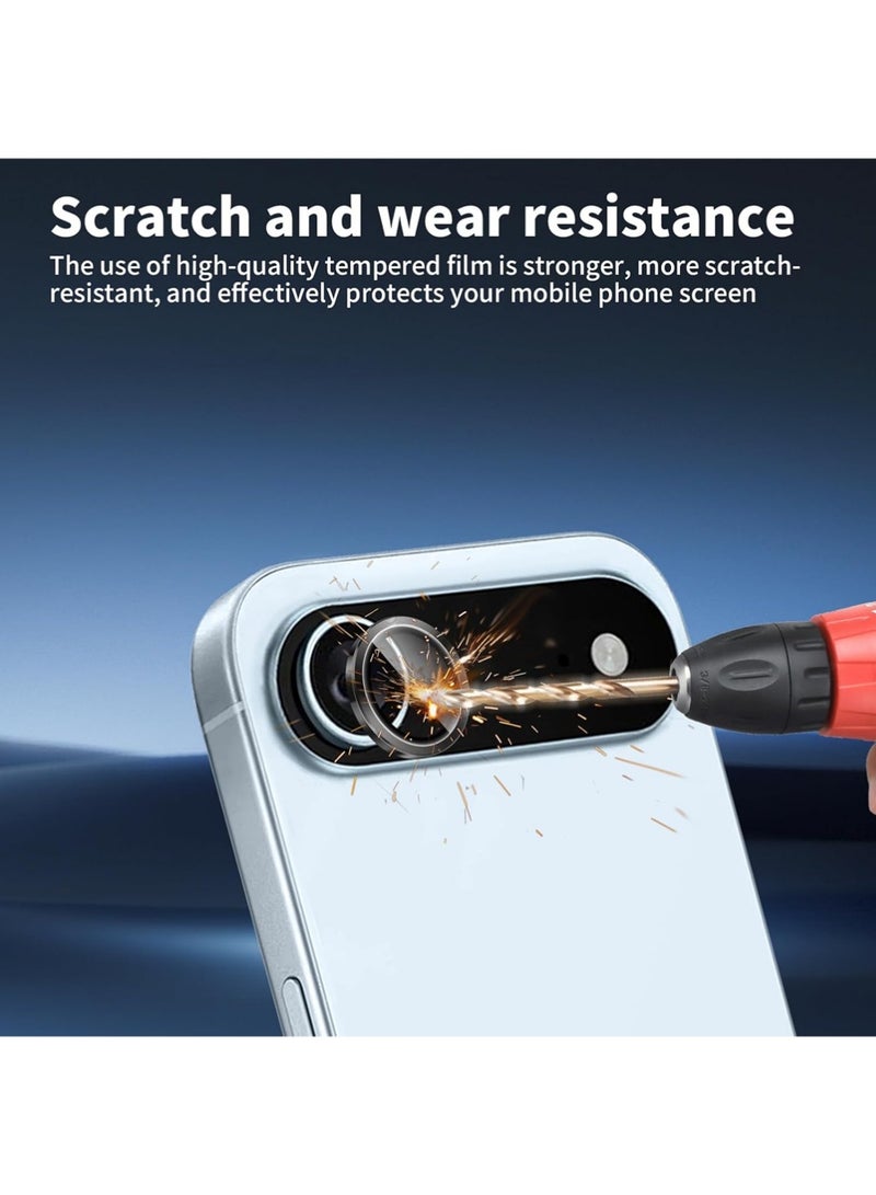 SNBFA for iPhone  Air Back Screen Protector with Camera Lens Protector,9H Hardness Anti-Scratch Tempered Glass,Case Friendly, Anti-Fingerprint,Anti-Scratch,Easy Installation,(3+2 PACK) - Image 4