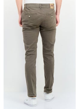 CROSSHATCH Men Regular Fit Solid Chino Pants, Khaki  - Image 3