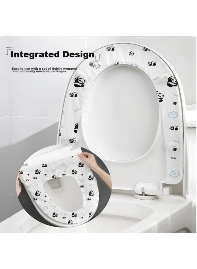 Right Away Disposable Toilet Seat Covers, Extra Large And Thick, For Postpartum Women, Slip-on Seat Protectors, Travel And Hotel Bathroom Supplies - Image 4