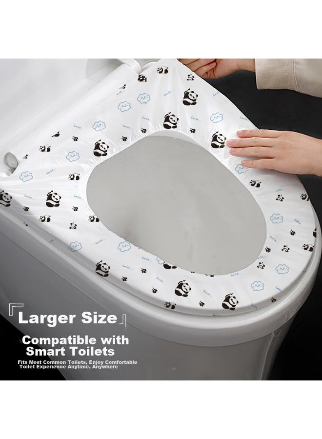 Right Away Disposable Toilet Seat Covers, Extra Large And Thick, For Postpartum Women, Slip-on Seat Protectors, Travel And Hotel Bathroom Supplies - Image 2