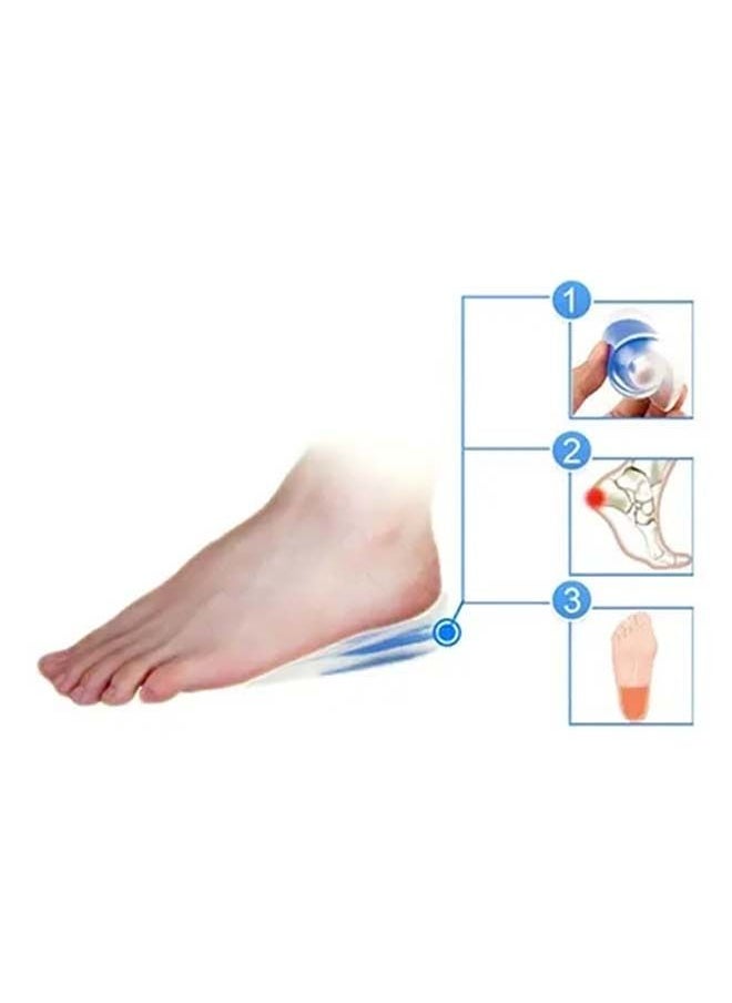 Generic - 1 Pair Silicone Gel Heel Cups Pads Inserts Blue - Image 1