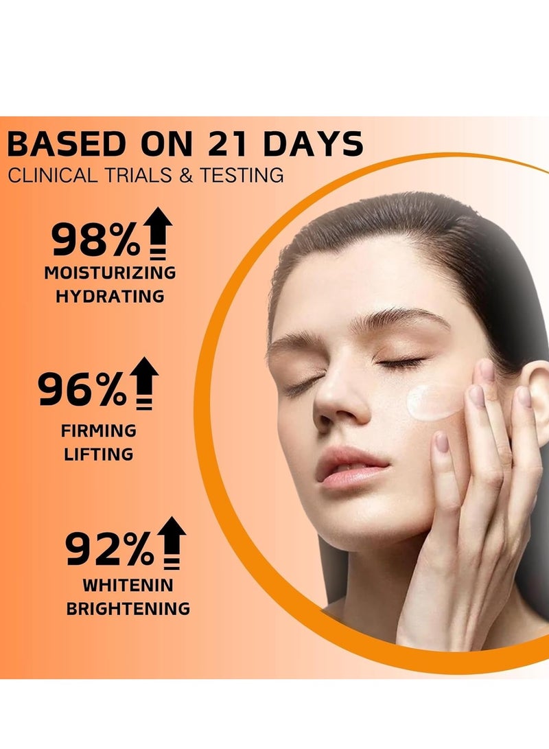 روزينو كريم الوجه الكركم - مرطب للوجه للنساء - مرطب للوجه بالكركم وفيتامين سي - مكون طبيعي للعناية بالبشرة - مرطب للوجه للنساء - كريم الوجه لإزالة البقع الداكنة للنساء 60 غرام - Image 4