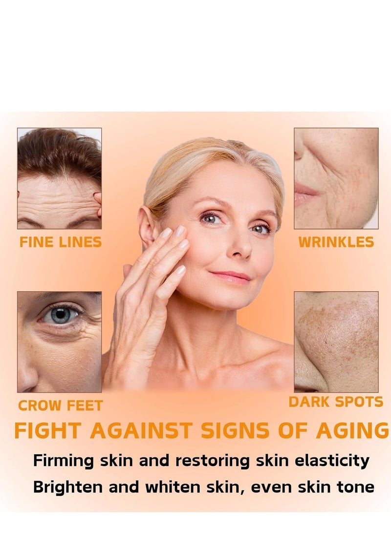 روزينو كريم الوجه الكركم - مرطب للوجه للنساء - مرطب للوجه بالكركم وفيتامين سي - مكون طبيعي للعناية بالبشرة - مرطب للوجه للنساء - كريم الوجه لإزالة البقع الداكنة للنساء 60 غرام - Image 5