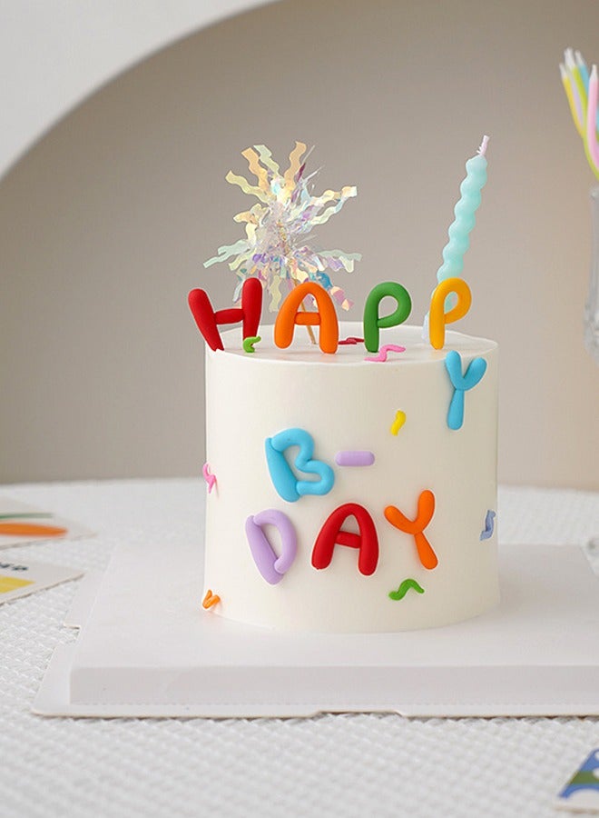 BF HOME Birthday Cake Decorating Set Birthday Party Supplies Includes 10 Letters - Image 1