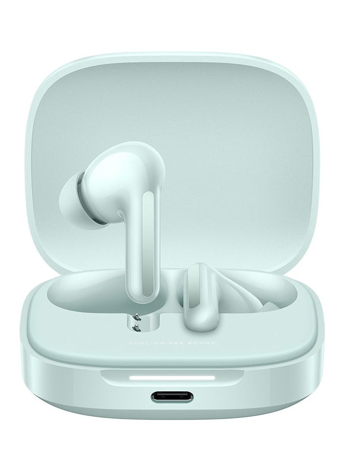 XIAO - Xiaomi Redmi Buds 6, IPX4 Water Resistance, Coral Green - Image 1