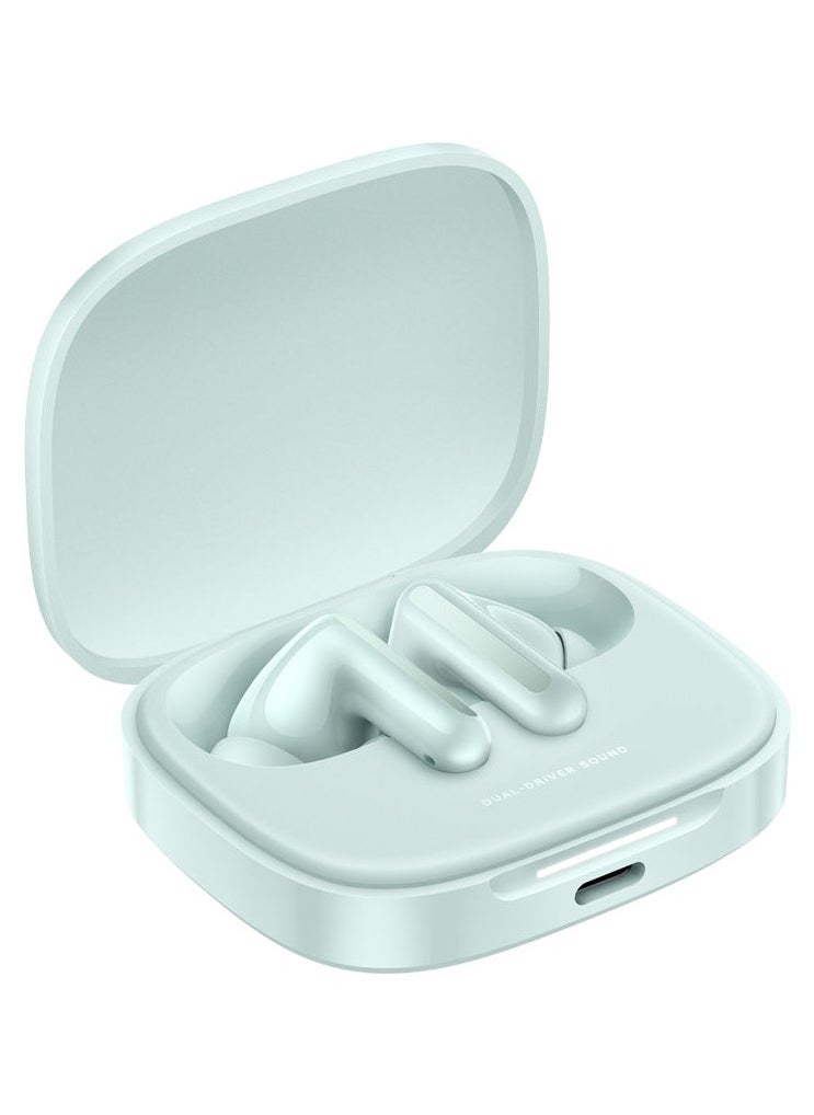 XIAO - Xiaomi Redmi Buds 6, IPX4 Water Resistance, Coral Green - Image 1