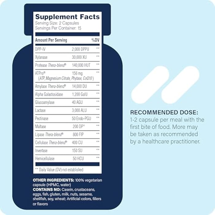 Enzyme Science Intolerance Complex, 30 Capsules Comprehensive Support for Common Digestive Sensitivities Gluten, Casein, Phenol Sensitivities, and Complex Carbohydrates Intolerance Relief - Image 2