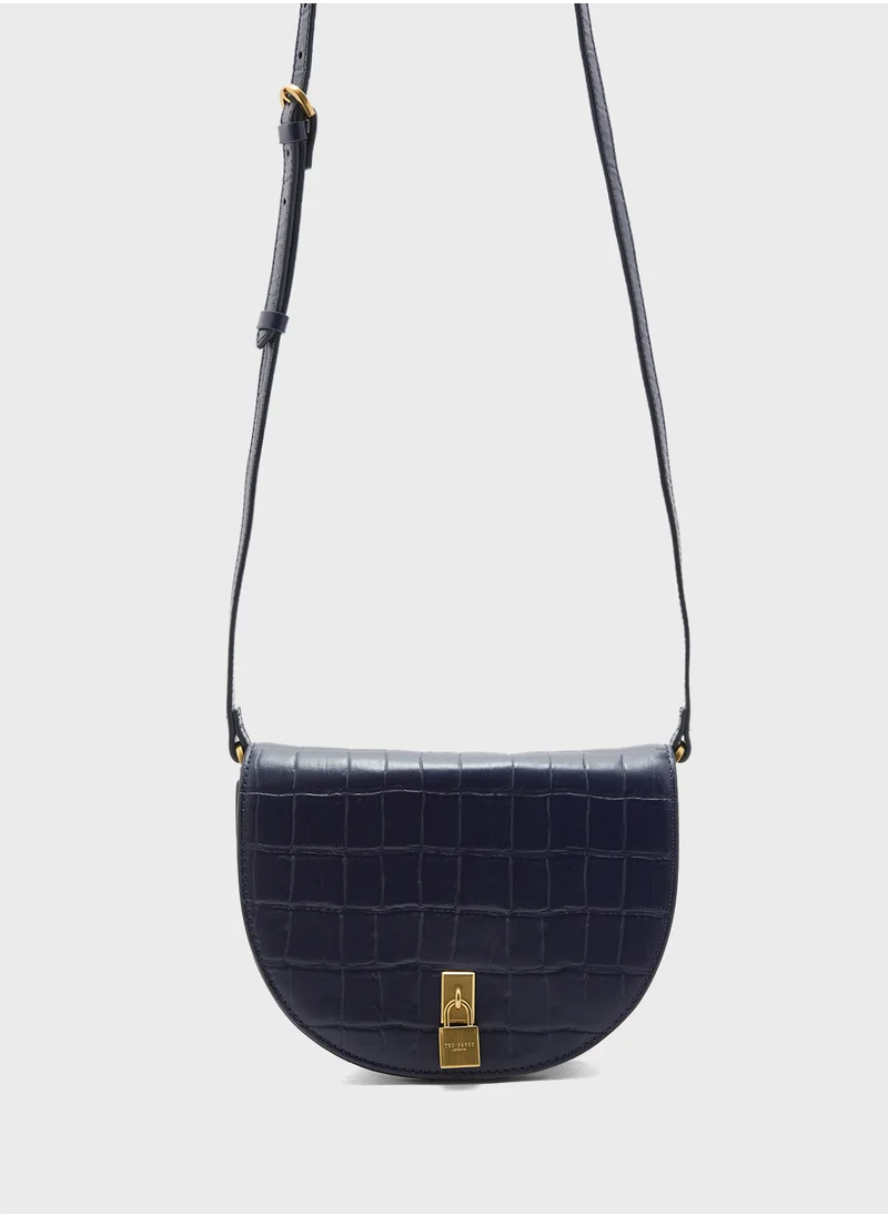 Ted Baker Sohho Padlock Detail Saddle Bag