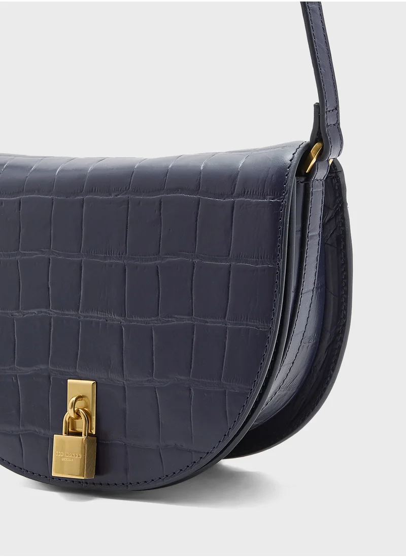 Ted Baker Sohho Padlock Detail Saddle Bag
