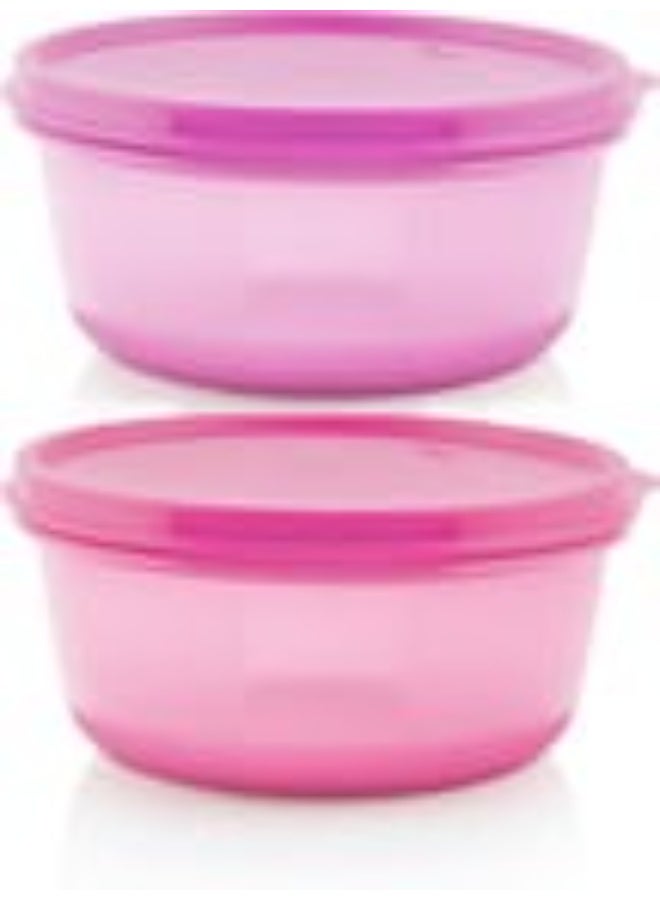 Tupperware SS Bowls (600 Ml, Set Of 2) Multi-colour - Airtight & Stackable Food Storage - Image 5