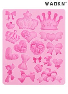 Selected Series of Bow and Heart Silicone Mold - Specifically Designed for Sugarcraft, Fondant Cakes, Resin Crafting, Polymer Clay, and DIY Crafting Projects