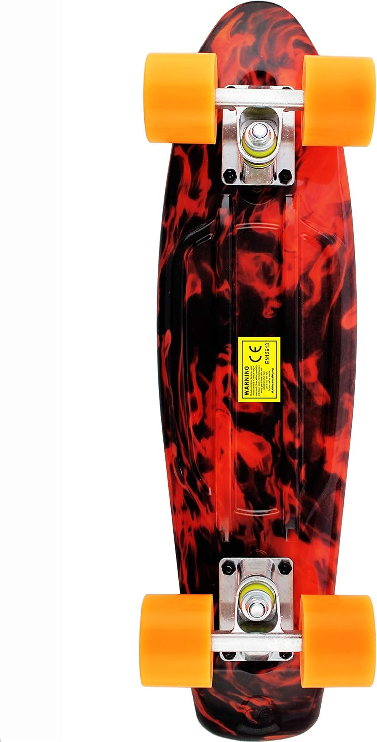 Meketec Skateboards Complete 22 Inch Mini Cruiser Retro Skateboard for Kids Boys Youths Beginners - Image 3