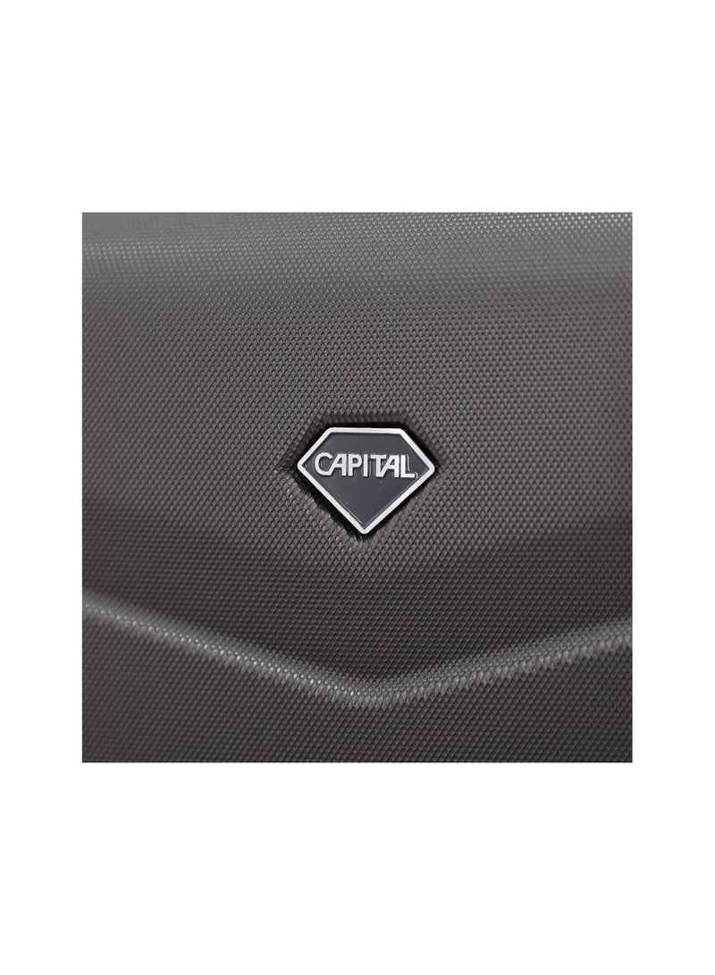 CAPITAL Hardside Luggage Trolley Bag 4-Piece set,Grey (S-20",M-24",L-28",XL32) - Image 4