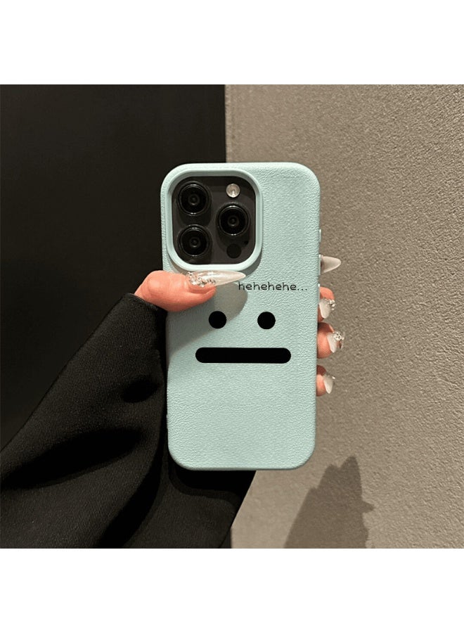 NIBEMINENT Pigmentation Expression Protective TPU Case Cover For iPhone 16 Plus, Blue