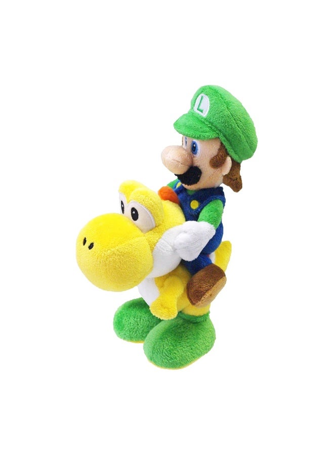 Super Mario Luigi Mario & Yoshi Plush Toy (23 cm)
