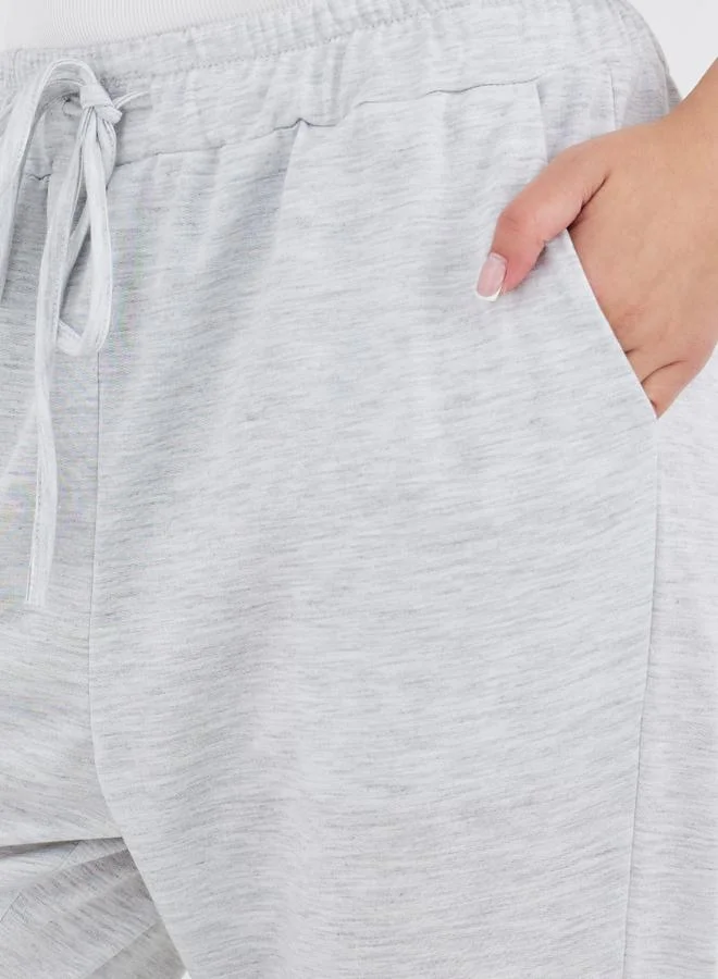 Take Two Take Two Solid Flared Joggers with Drawstring